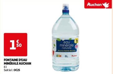 Auchan - Fontaine D'eau Minérale