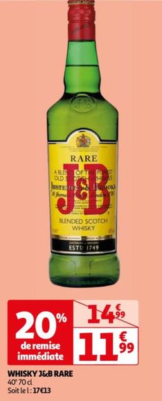 j&b - whisky rare