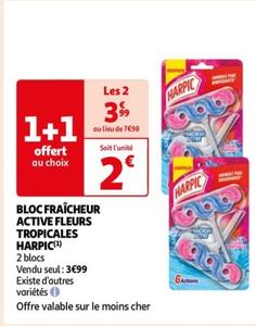 Harpic - Bloc Fraîcheur Active Fleurs Tropicales