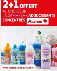 Auchan - Sur La Gamme Des Adoucissants Concentrés
