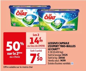 Le Chat - Lessive Capsule L'expert Trio-Bulles