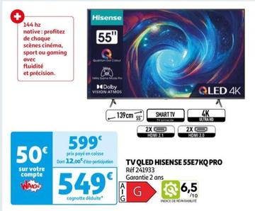 Hisense - Tv Qled 55E7KQ PRO