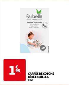 farbella - carrés de cotons bébé