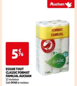 Auchan - Essuie Tout Classic Format Familial