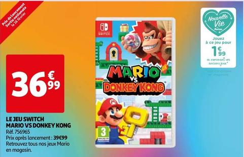 Le Jeu Switch Mario Vs Donkey Kong