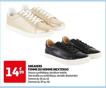 inextenso - sneakers femme ou homme