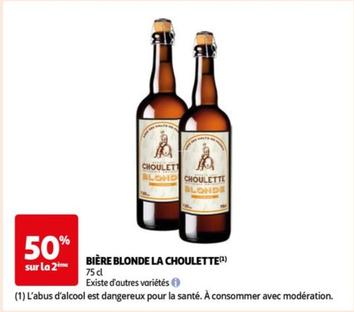 La Choulette - Bière Blonde