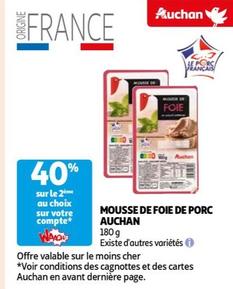 Auchan - Mousse de Foie De Porc