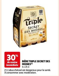 Bière Triple Secret Des Moines