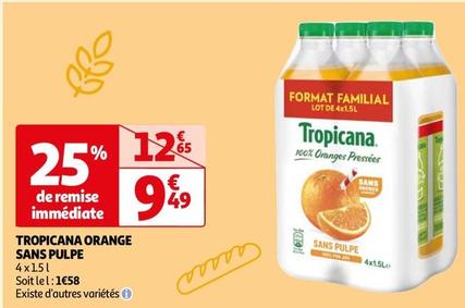 Tropicana - Orange Sans Pulpe