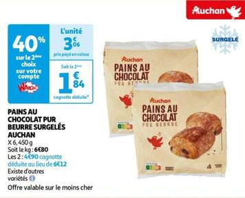 Auchan - Pains Au Chocolat Pur Beurre
