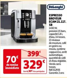 Delonghi - Espresso Broyeur