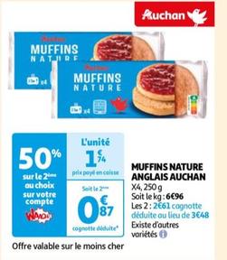 Auchan - Muffins Nature Anglais