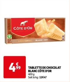 Côte D'or - Tablette De Chocolat Blanc