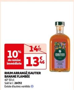 Isautier - Rhum Arrangé Banane Flambée