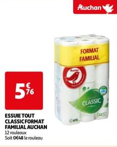 Auchan - Essuie Tout Classic Format Familial