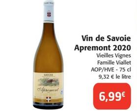 Vin de Savoie Apremont 2020