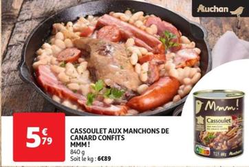 mmm! cassoulet aux manchons de canard confits