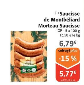 Morteau Saucisse - Saucisse de Montbéliard 