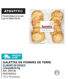 Rustadou - Galettes De Pommes De Terre offre sur Metro