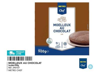 Moelleux Au Chocolat offre sur Metro