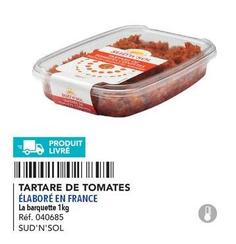 Sud'N'Sol - Tartare De Tomates offre sur Metro