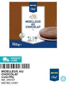 Metro Chef - Moelleux Au Chocolat  offre sur Metro