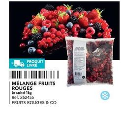 MÉLANGE FRUITS ROUGES offre sur Metro