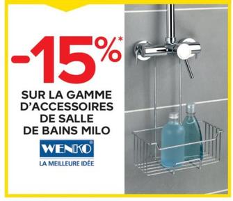 Milo - L'accessoire de salle de bains incontournable avec la promo Wenko !