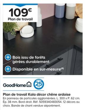 Plan De Travail Kala Décor Chêne Ardoise