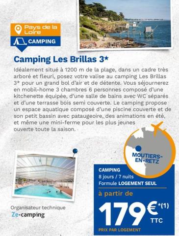 Camping Les Brillas 3 offre à 179€ sur Lidl