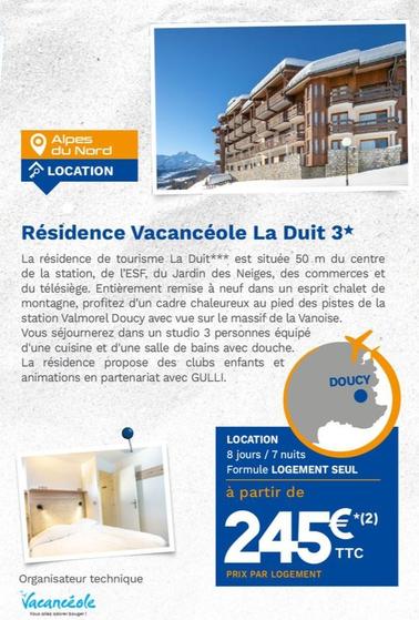 La Duit - Residence Vacanceole offre à 245€ sur Lidl