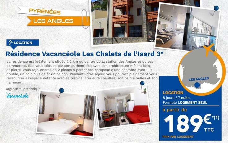 Tous - Residence Vacanceole Les Chalets De L'Isard 3  offre à 189€ sur Lidl