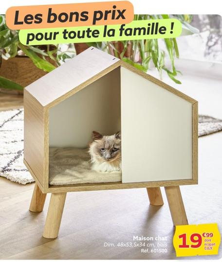 Maison chat offre à 19,99€ sur Gifi