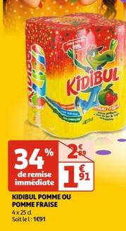 kidibul  - pomme ou pomme fraise