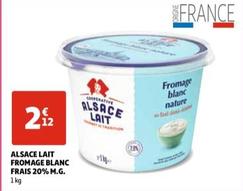 alsace lait - fromage blanc frais 20% m.g.