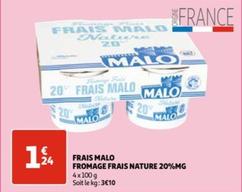 Malo - Frais Malo Fromage Frais Nature 20%Mg