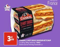 charal - 2 hot dogs saveur ketchup