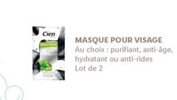 Cien - Masque Pour Visage offre sur Lidl