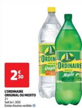 l'ordinaire original ou mojito