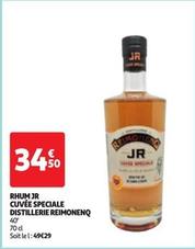 reimonenq - rhum jr cuvée speciale distillerie 