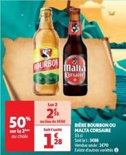 Bourbon / Malta Corsaire -  Bière  