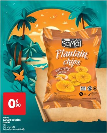 samai - chips banane sucrées 