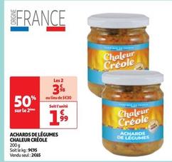 chaleur créole - achards de légumes 