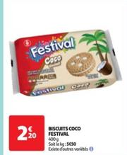 festival - biscuits coco 