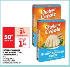 préparation pour blanc manger coco - chaleur créole : promo et caractéristiques incluses