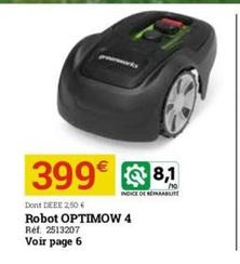 Optimow - Robot 4 offre à 399€ sur Espace emeraude