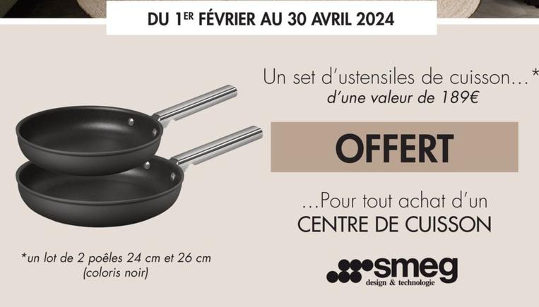 Smeg - Centre De Cuisson offre à 189€ sur Boulanger