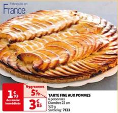 tarte fine aux pommes