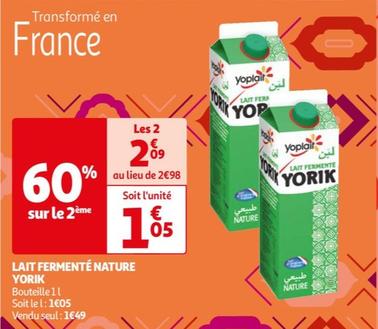 Yoplait - Lait Fermente Nature  offre à 1,49€ sur Auchan Supermarché
